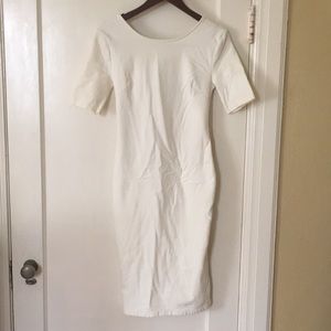 Lulu’s Exclusive We Built This Midi Dress Ivory